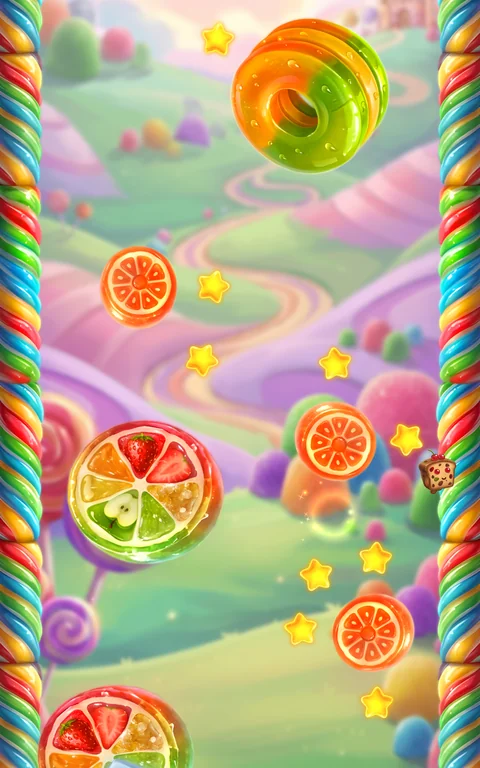Candy Meadows level preview